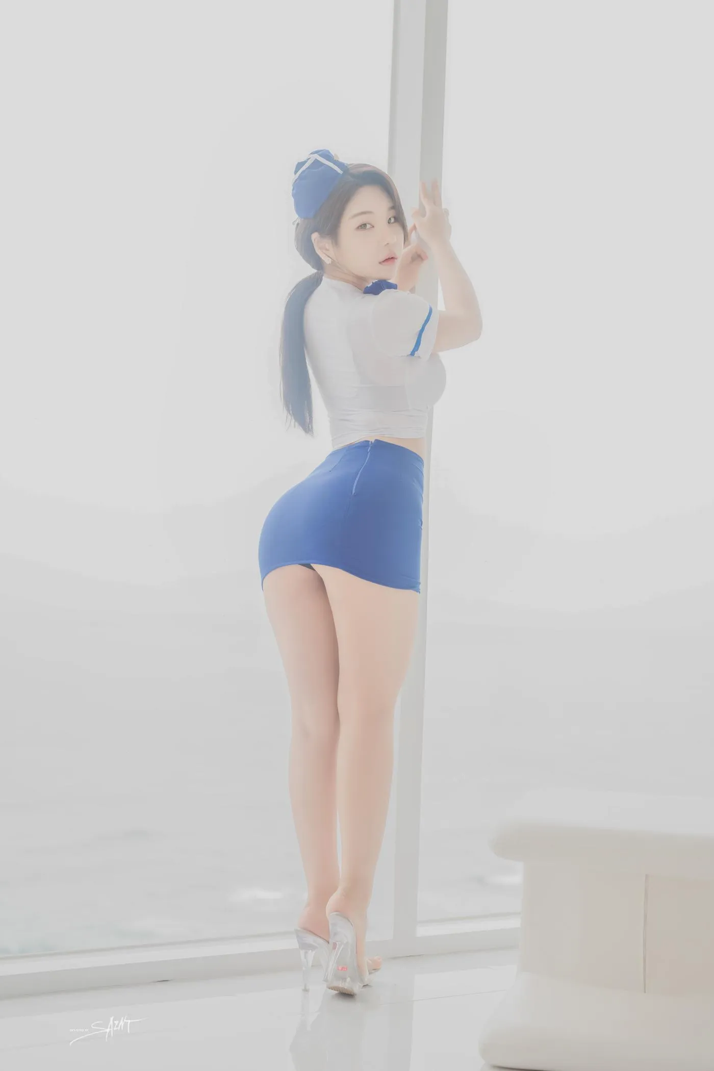 Zzyuri (쮸리) – NO.21 [SAINT Photolife] Blue Marine [61P]插图4